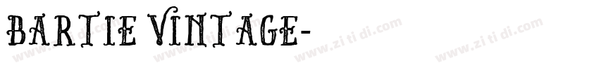 Bartie Vintage字体转换